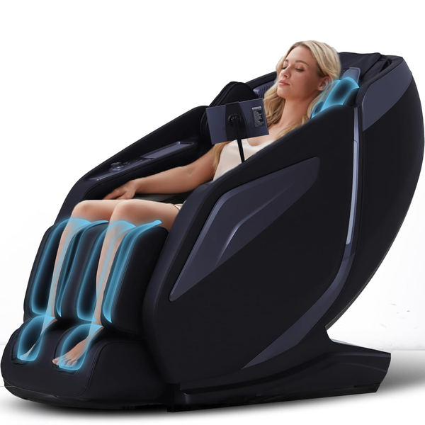 Zero Gravity Massage Chair Built for Full Body Relief, 4D Technology, SL Track System, 42 Air Compression