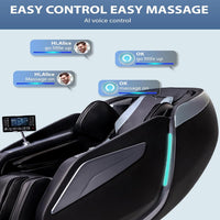 Zero Gravity Massage Chair Built for Full Body Relief, 4D Technology, SL Track System, 42 Air Compression