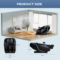 Zero Gravity Massage Chair Built for Full Body Relief, 4D Technology, SL Track System, 42 Air Compression
